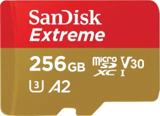 SanDisk Extreme microSD UHS I Card 256GB