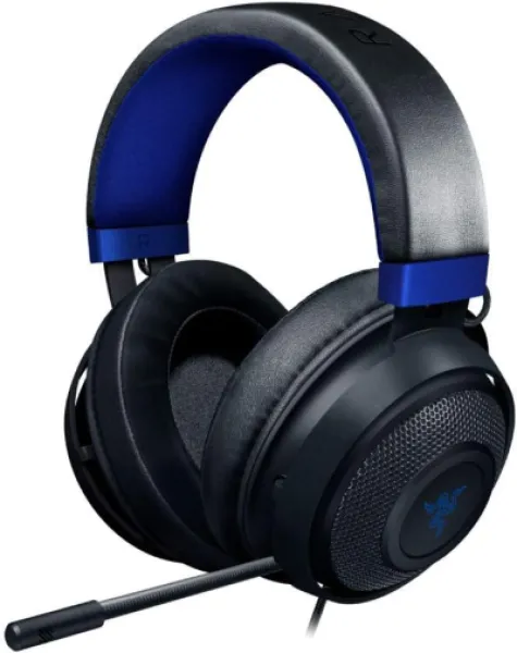 Razer Kraken Gaming Headset: Lightweight Aluminum Frame Black/Blue